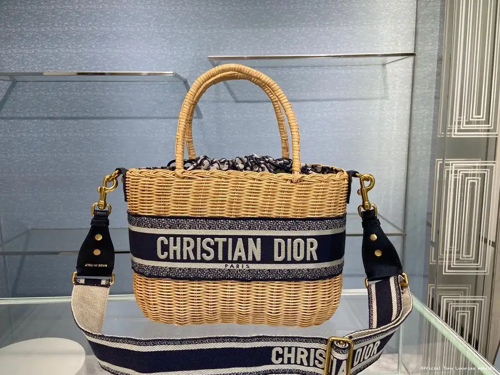 Tony Luxuries WICKER BAG diro BASKET 0701